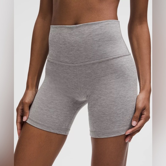 lululemon athletica Pants - lululemon Align High-Rise Short 6"  in Heathered Core Medium Grey